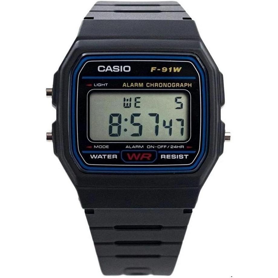 CASIO  Collection F-91W-1YEG 