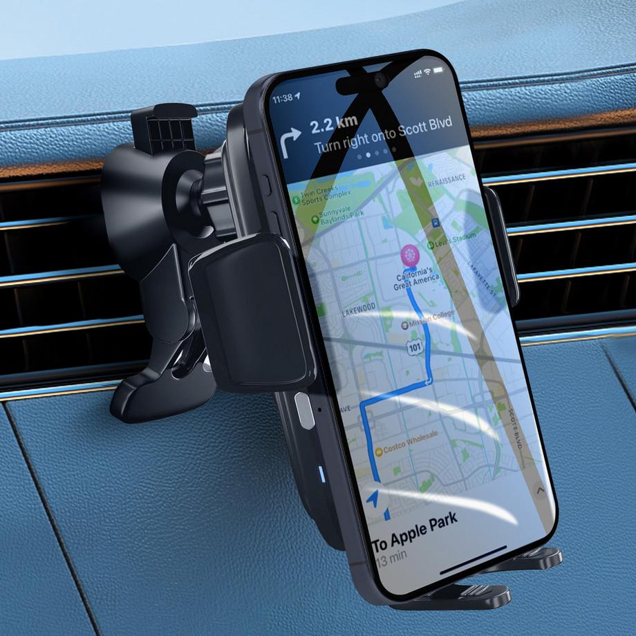 3mk Protection  Support Auto Chargeur Induction Noir 3mk 