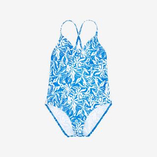 DECATHLON  Costume da bagno surf bambina spalline incrociate poliestere 