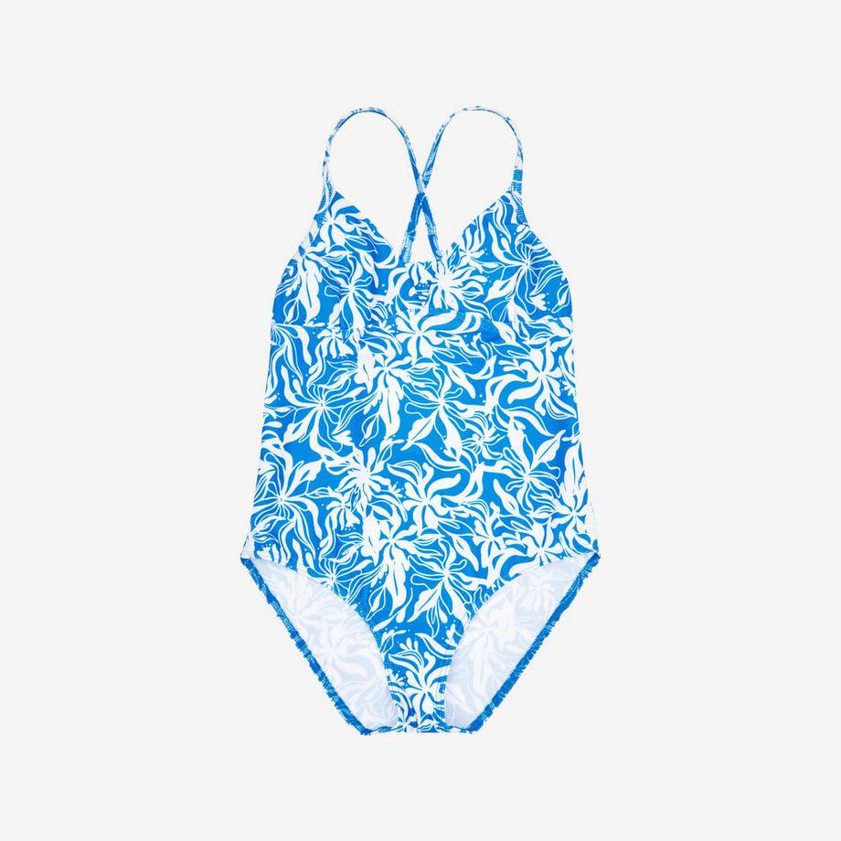 DECATHLON  Costume da bagno surf bambina spalline incrociate poliestere 