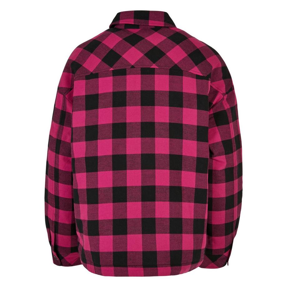 URBAN CLASSICS Gepolstertes Flanell Overshirt  