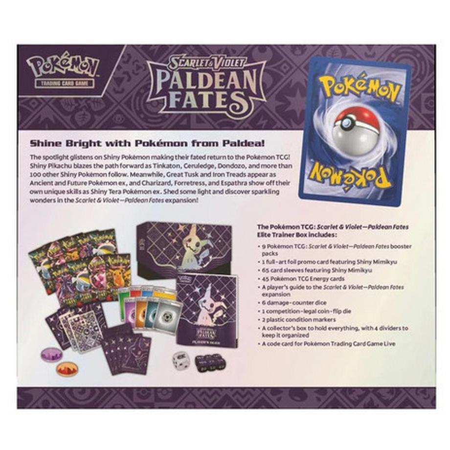 Pokémon  Paldeas Schicksal Top Trainer Box (Deutsch) 