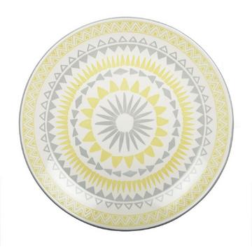 ASSIETTE PLATE JAUNE - COACHELLA PAR BOITE DE - 6