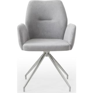 mutoni Fauteuil avec fonction pivotante, gris clair  