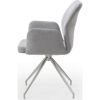 mutoni Fauteuil avec fonction pivotante, gris clair  