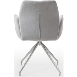 mutoni Fauteuil avec fonction pivotante, gris clair  