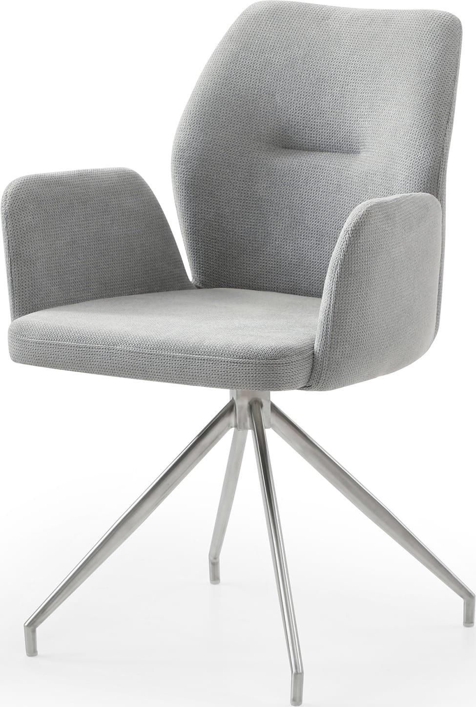 mutoni Fauteuil avec fonction pivotante, gris clair  