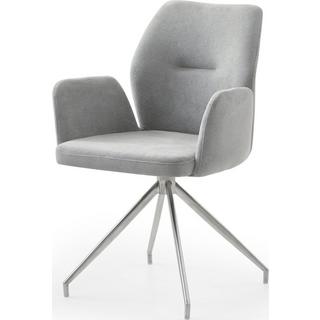 mutoni Fauteuil avec fonction pivotante, gris clair  