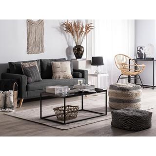 Beliani 2 Sitzer Sofa aus Polyester Modern KALMAR  