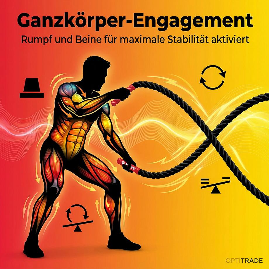 Pure2Improve  Trainingsseil Battle Rope 12m 