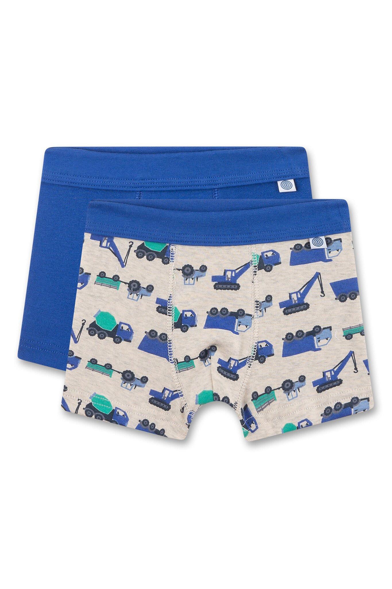 Sanetta  Jungen-Shorts (Doppelpack) Baustellenauto 