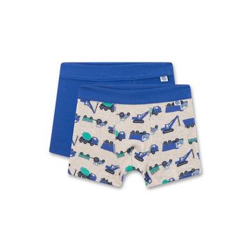 Jungen-Shorts (Doppelpack) Baustellenauto