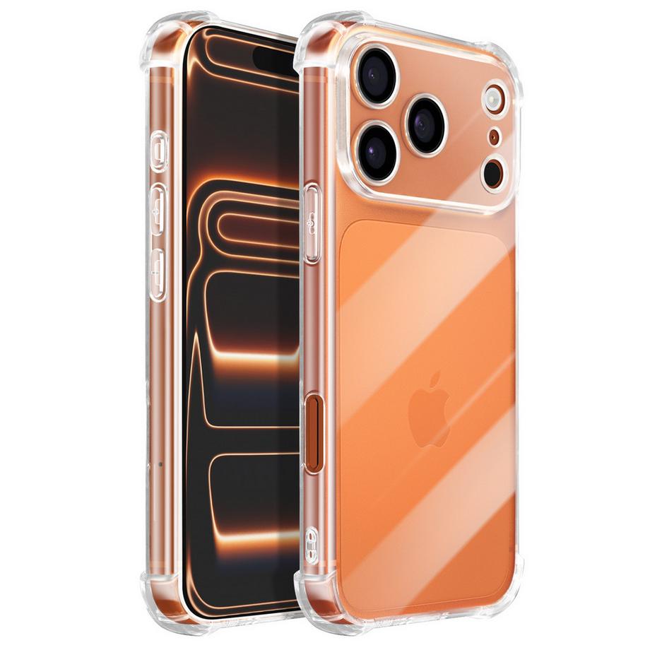 Custodia per iPhone 17 Pro Max in silicone con angoli rinforzati antiurto