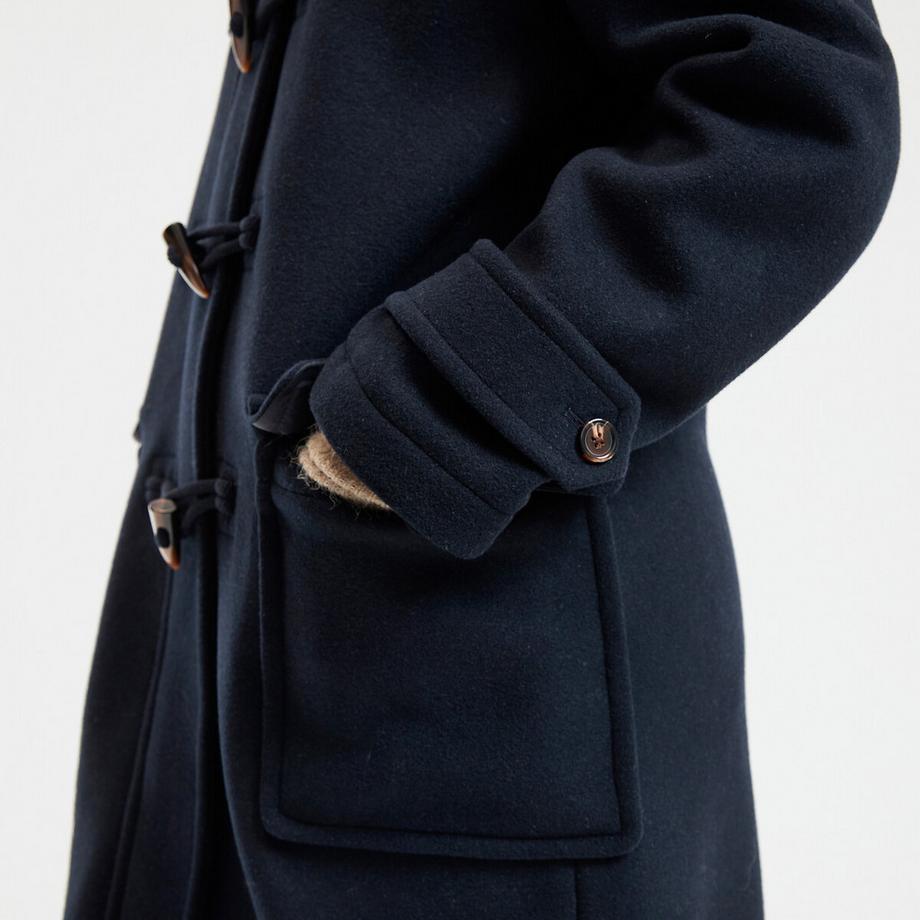 La Redoute Collections Halblanger Dufflecoat mit Kapuze  