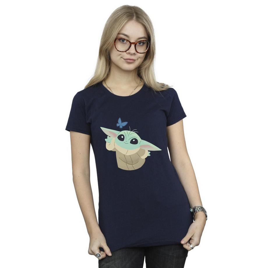 STAR WARS The Mandalorian Butterfly Catching T-Shirt  