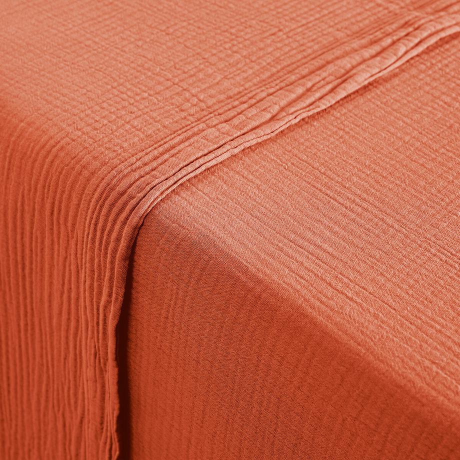 La Redoute Intérieurs Kumla Drap Plat Mousseline de Coton  