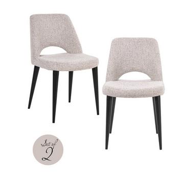 Esszimmerstuhl Tabitha natural fancy (2er-Set) (objekttauglich)