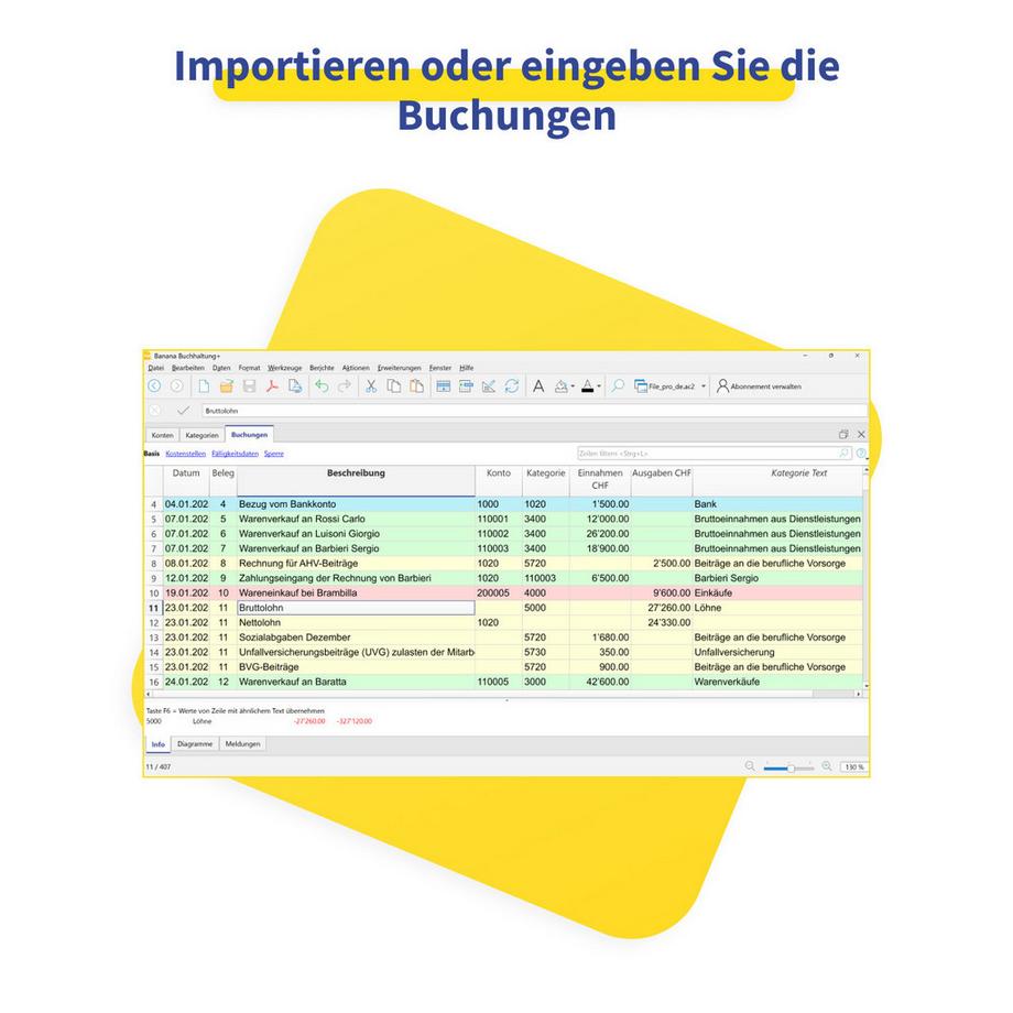 Banana.ch SA  Banana Buchhaltung Plus    Professional  Plan 