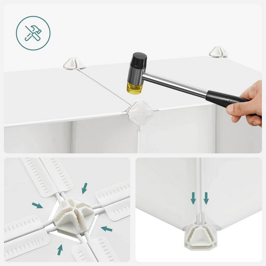 Songmics Système d'étagères Étagère à emboîter  