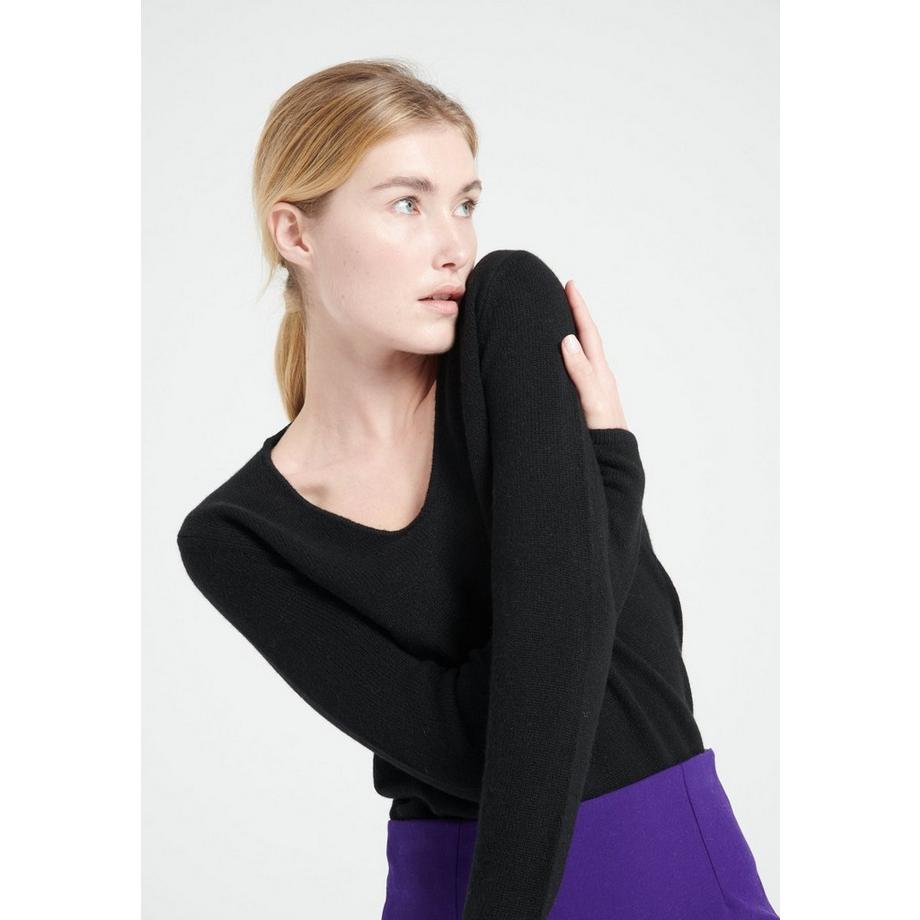 Studio Cashmere8 LILLY 20 Pullover V-Ausschnitt 4 Fäden  