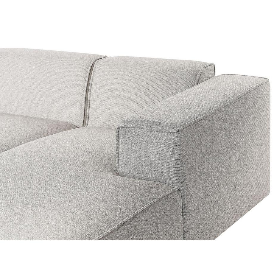 Beliani Canapé d'angle en Tissu Scandinave DOLVA  