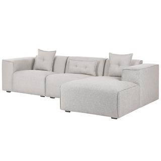 Beliani Ecksofa aus Polyester Modern DOLVA  