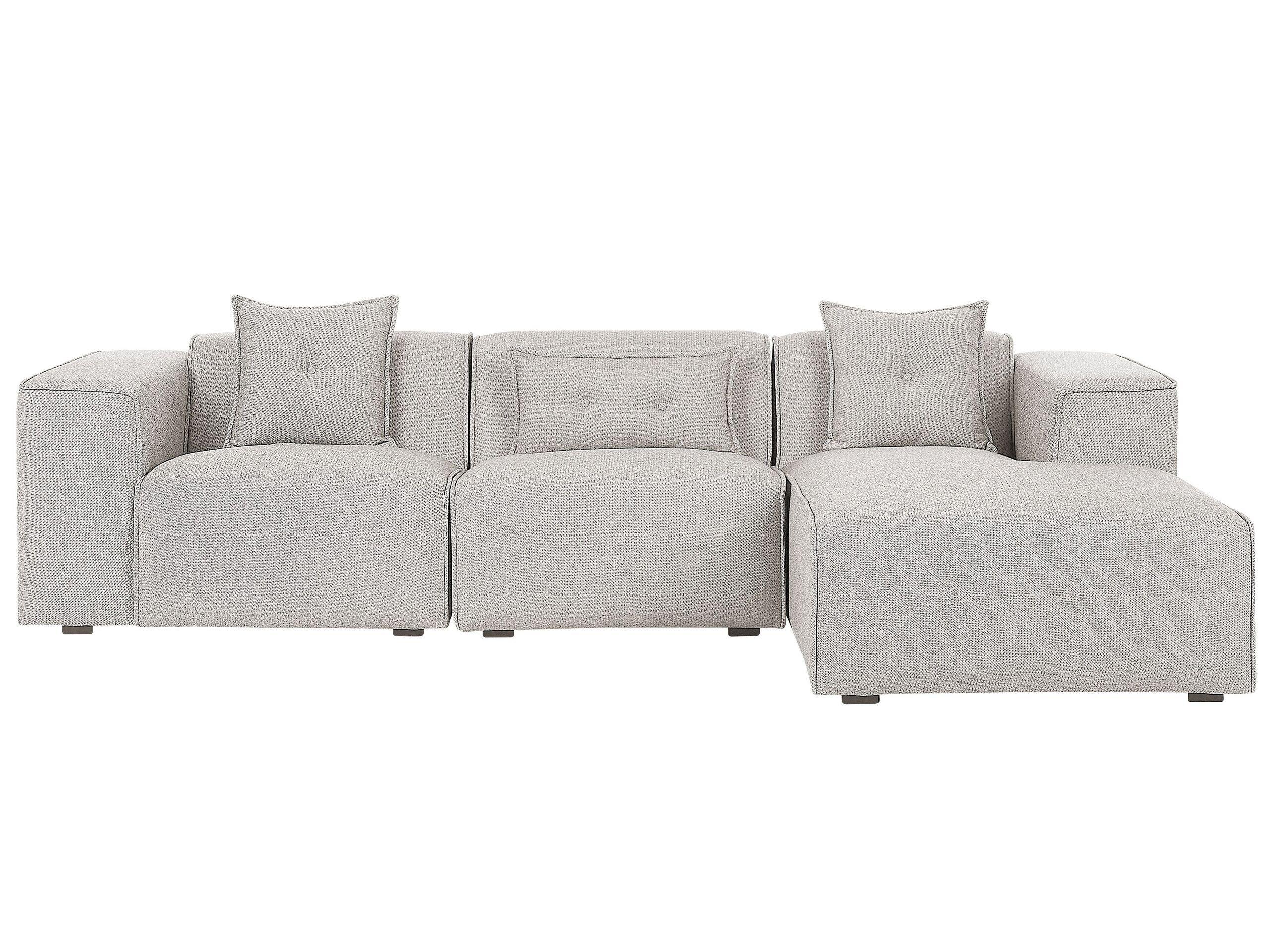 Beliani Ecksofa aus Polyester Modern DOLVA  