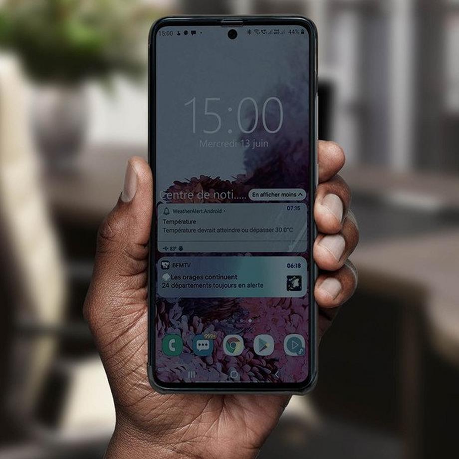 Avizar  Spiegelhülle Samsung Galaxy A51 Schwarz 