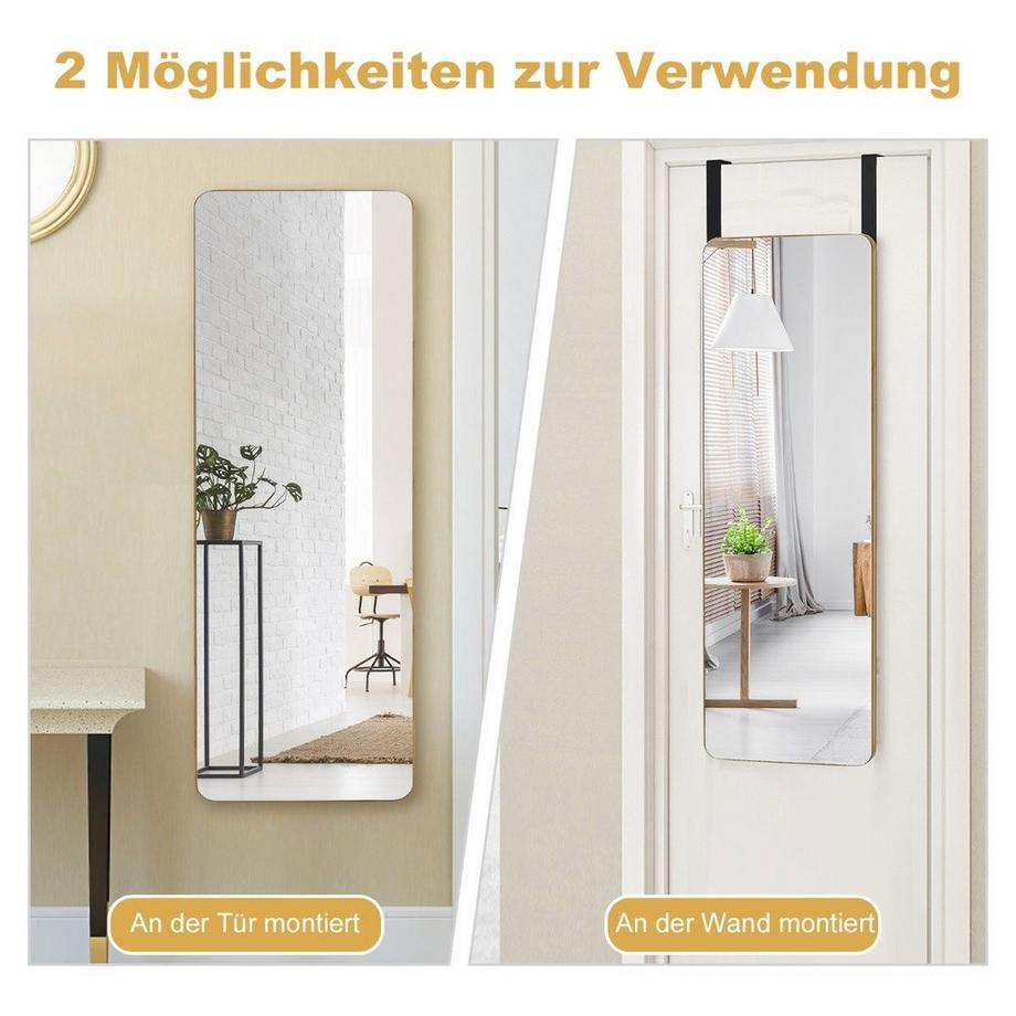 Northix Wandspiegel mit Haken  