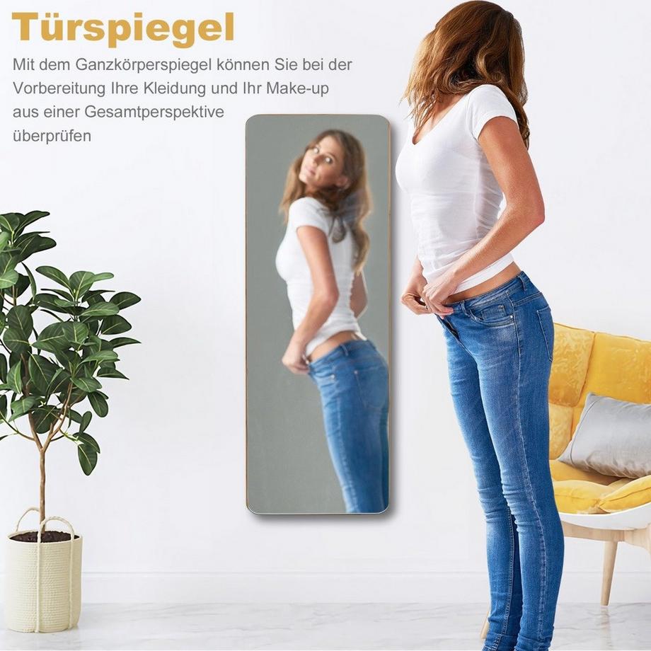 Northix Wandspiegel mit Haken  