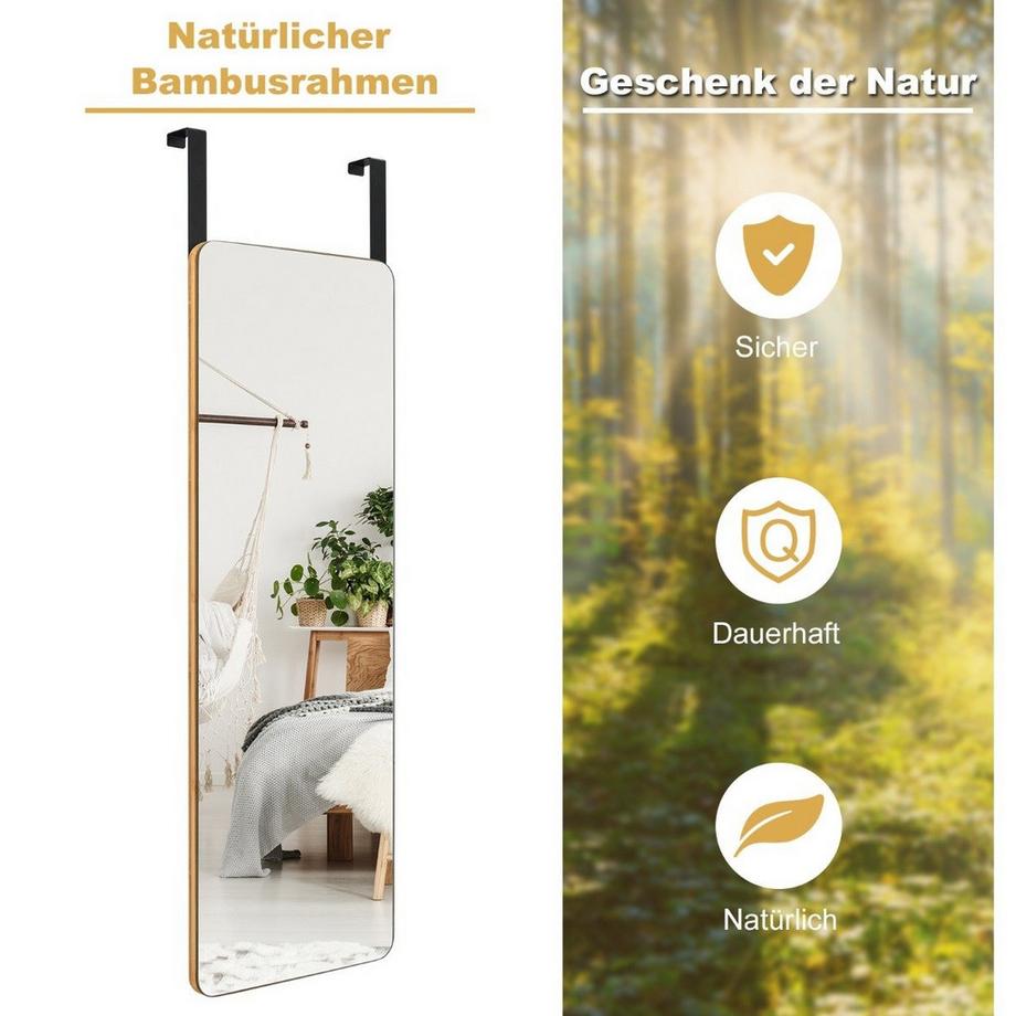 Northix Wandspiegel mit Haken  