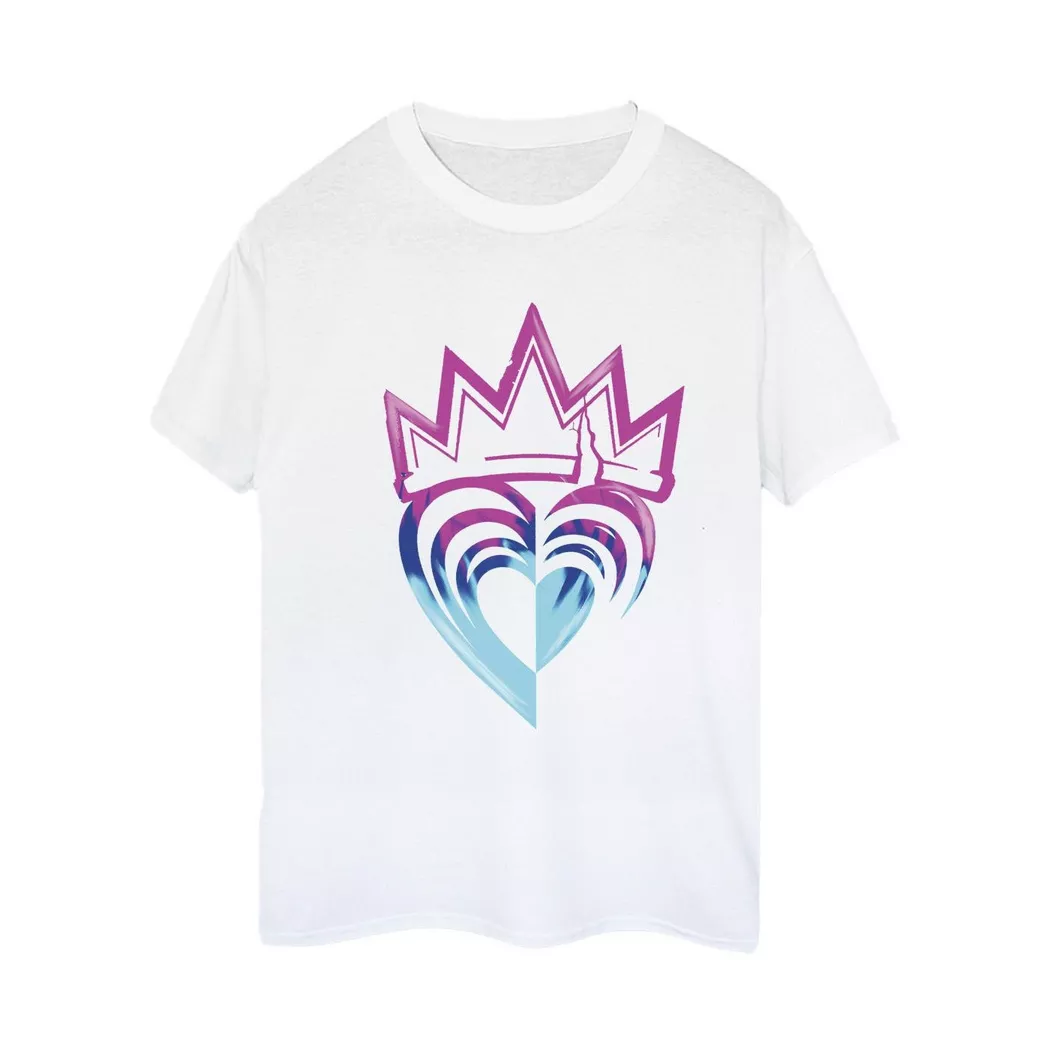 Disney - Descendants TShirt, für Damen, Weiss, Größe S