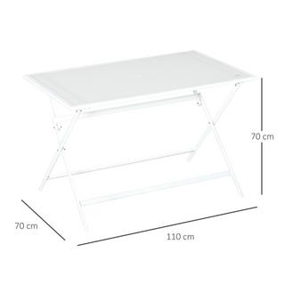 Outsunny Table de jardin  