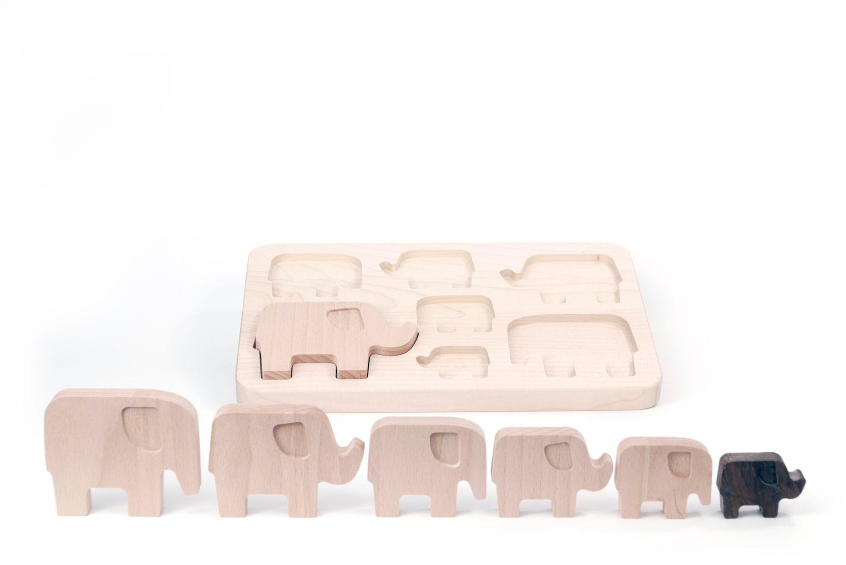 Bajo  Puzzle Elefant Holz, Bajo 