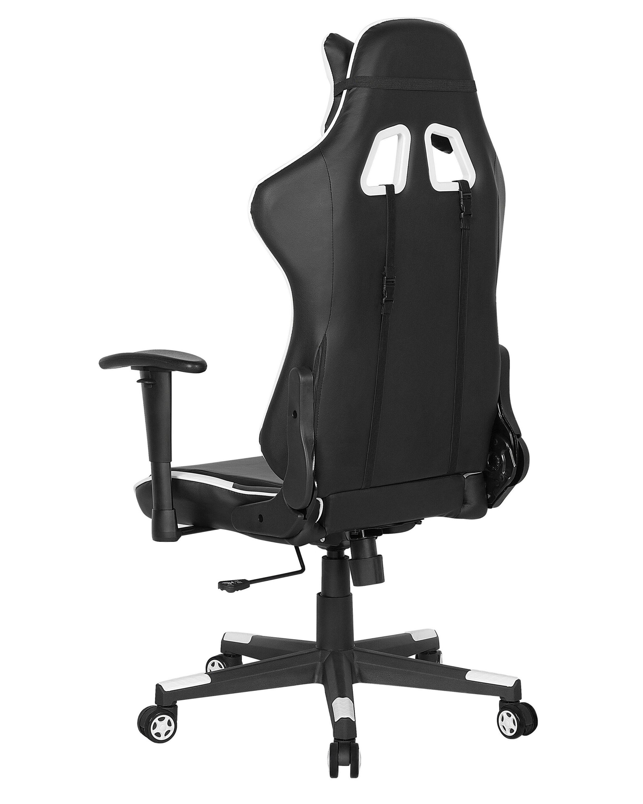 Beliani Chaise de bureau en Cuir PU Rétro GAMER  