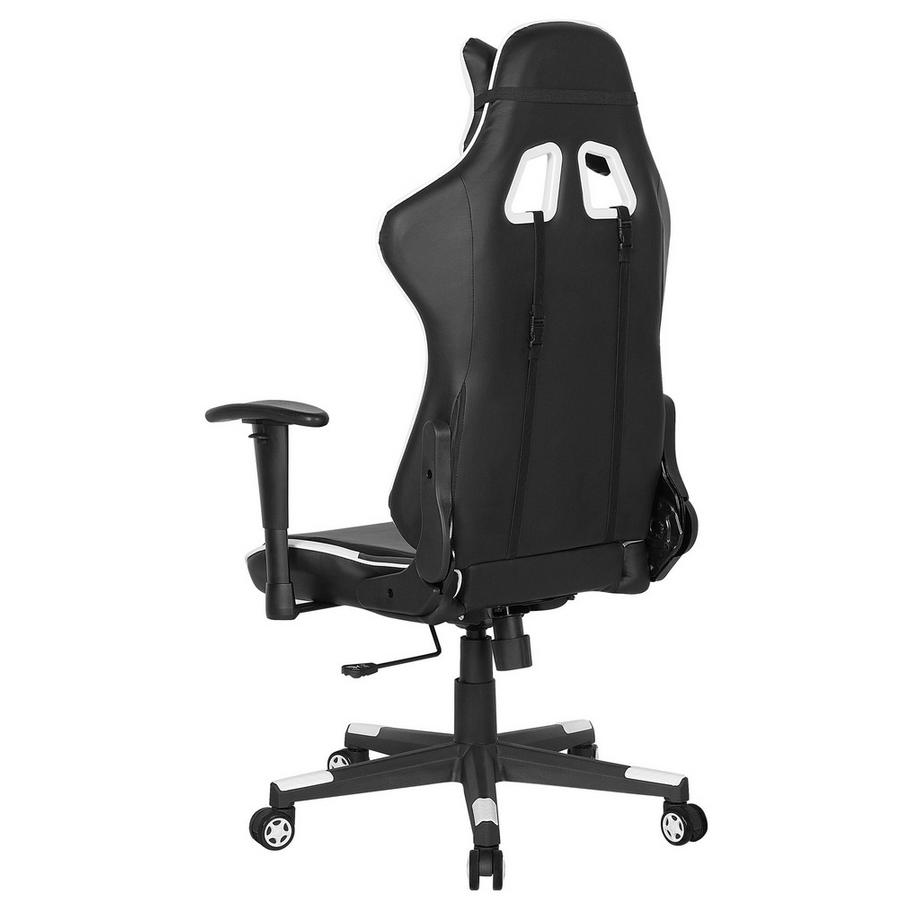 Beliani Chaise de bureau en Cuir PU Rétro GAMER  