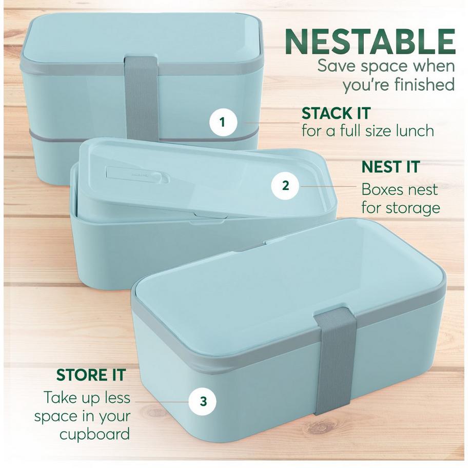 Umami Bento Box Nestable L bleu nuit  