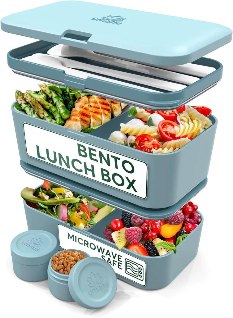 Umami Bento Box Nestable L Mint Blue  