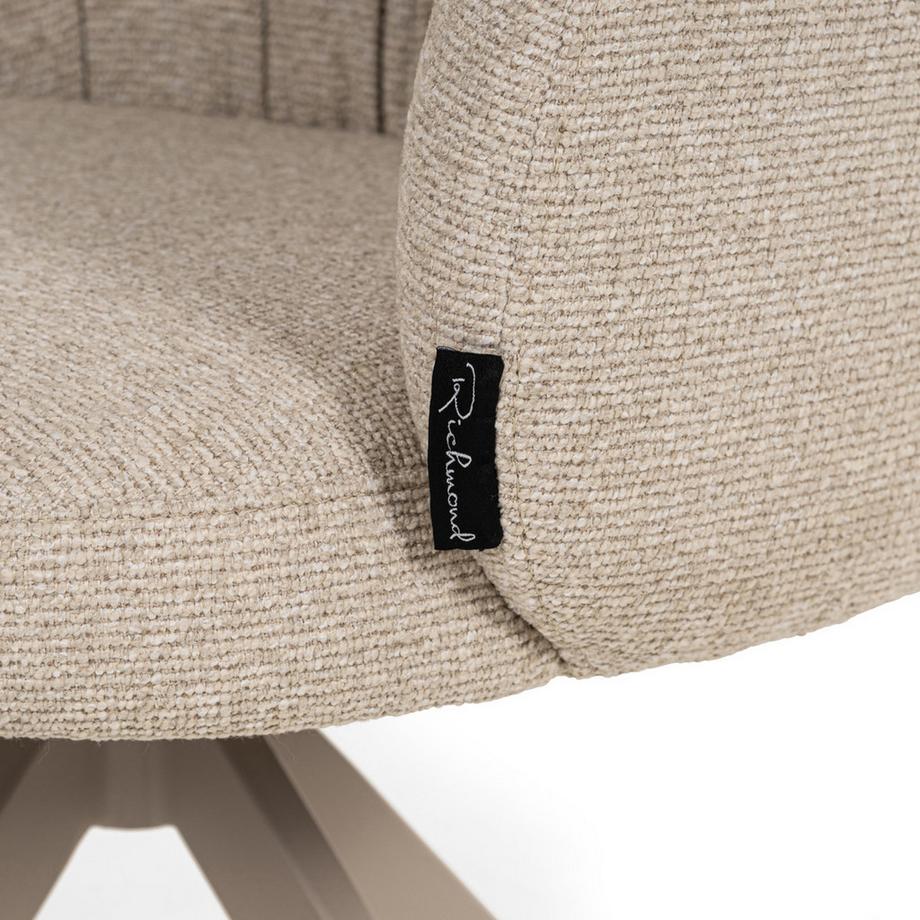 mutoni Fauteuil pivotant Olivia biscotti  