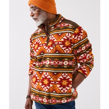 Fleece-Oberteil mit Trichterkragen