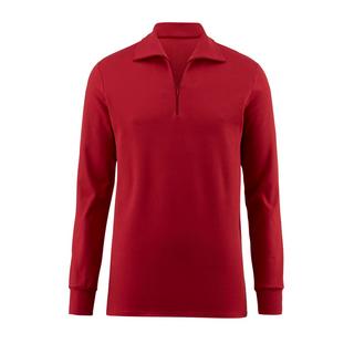 ISA bodywear Maglietta girocollo maniche lunghe con cerniera  