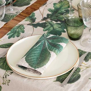 Linoroom Lot de 6 serviettes TREE  