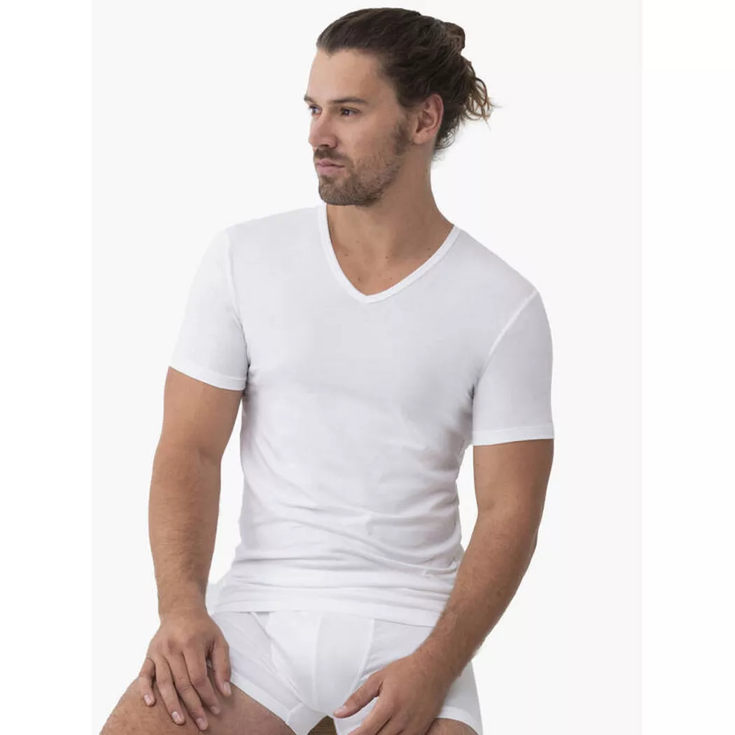 mey - Re:Think T-Shirt, für Herren, Weiss, Größe L