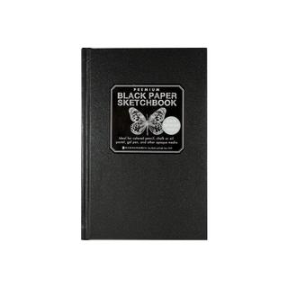 Roost ROOST Premium Skizzenbuch A5 1628 192 Seiten, schwarz perforiert  