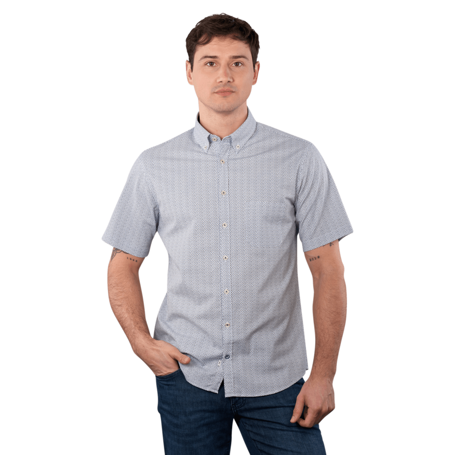 Dan Shirt Button Down Short Sleeve