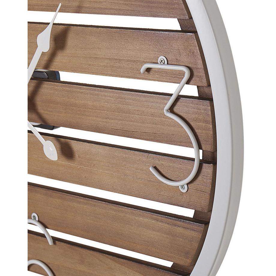 Beliani Orologio da parete en Legno di abete Rustico ARRIAGA  