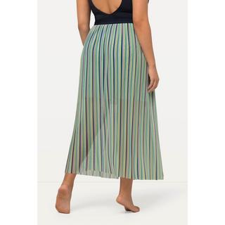 Ulla Popken Wickelrock Streifen Mesh Bindeband  