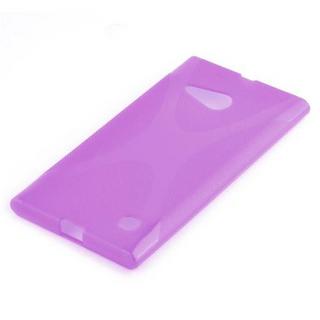 Cadorabo  Housse compatible avec Nokia Lumia 730 - Coque de protection en silicone TPU flexible au design X-Line 