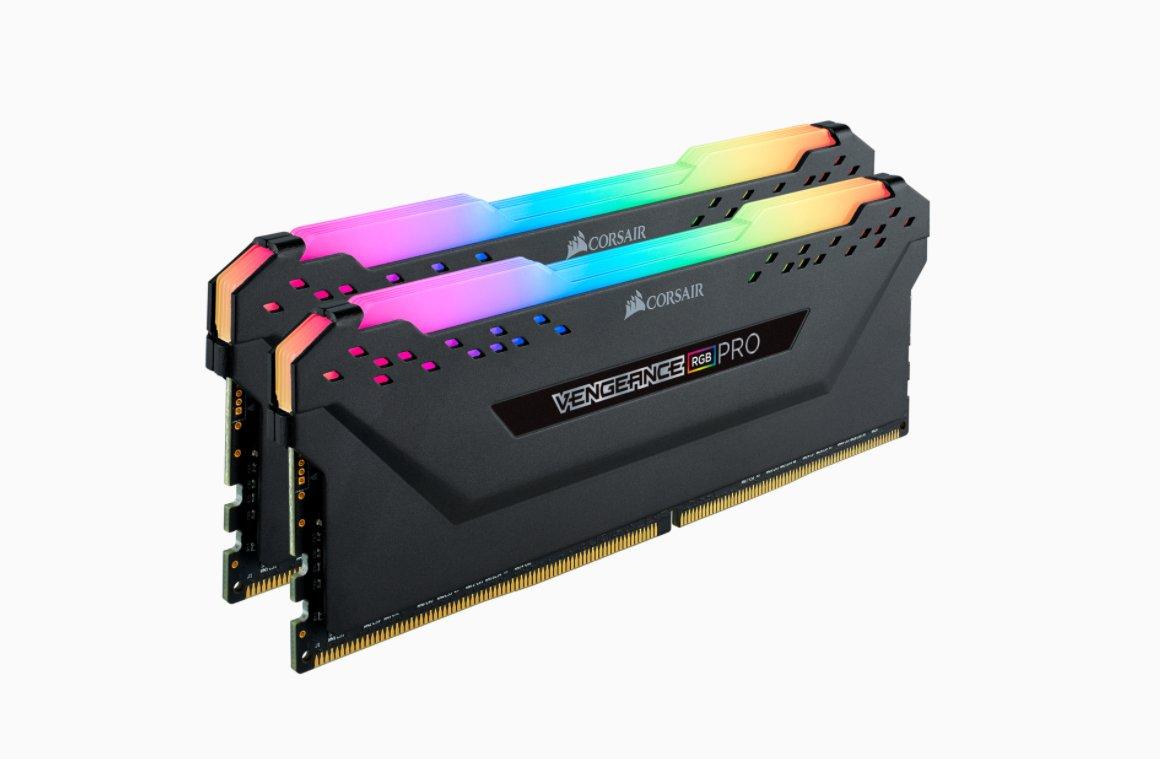 Corsair  Vengeance RGB Pro (2 x 16GB, DDR4-3200, DIMM 288) 