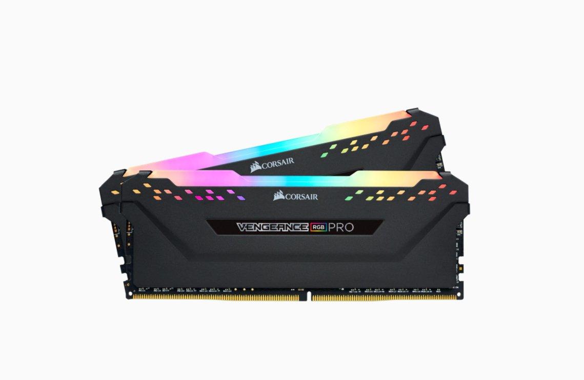 Corsair  Vengeance RGB Pro (2 x 16GB, DDR4-3200, DIMM 288) 